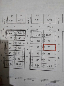Residential Plot Size 30x60 B-26 at Harmony Residency, Bikaner